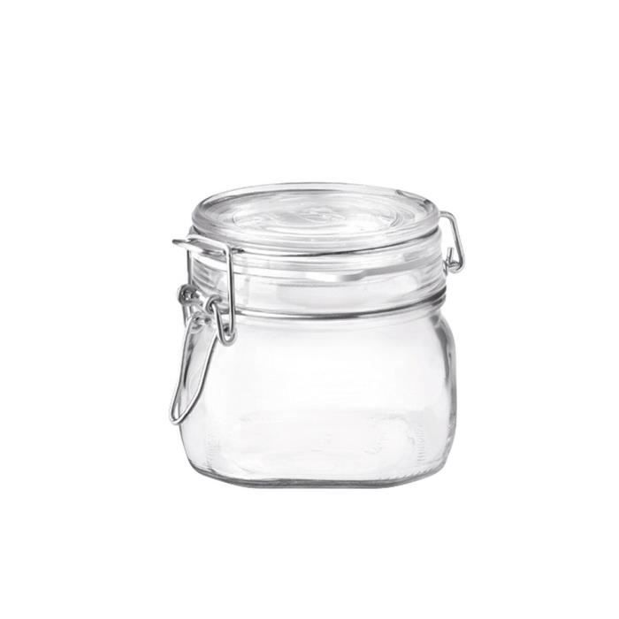 Récipient De Conservation Des Aliments Bormioli Rocco Fido Transparent Verre (500 Ml) (6 Unités)