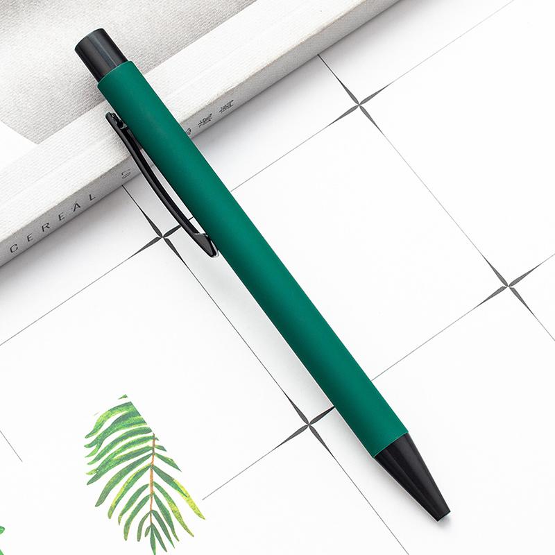 10Pcs Metal Gift Advertising Pen Student Stationery Office Ballpoint Pen Name Promotional Pen