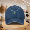 Mens Baseball Cap with Swedish Fingerprint Flag Fashionable Casual Adjustable Cap for SpringAutumn Outings Travel Beach V