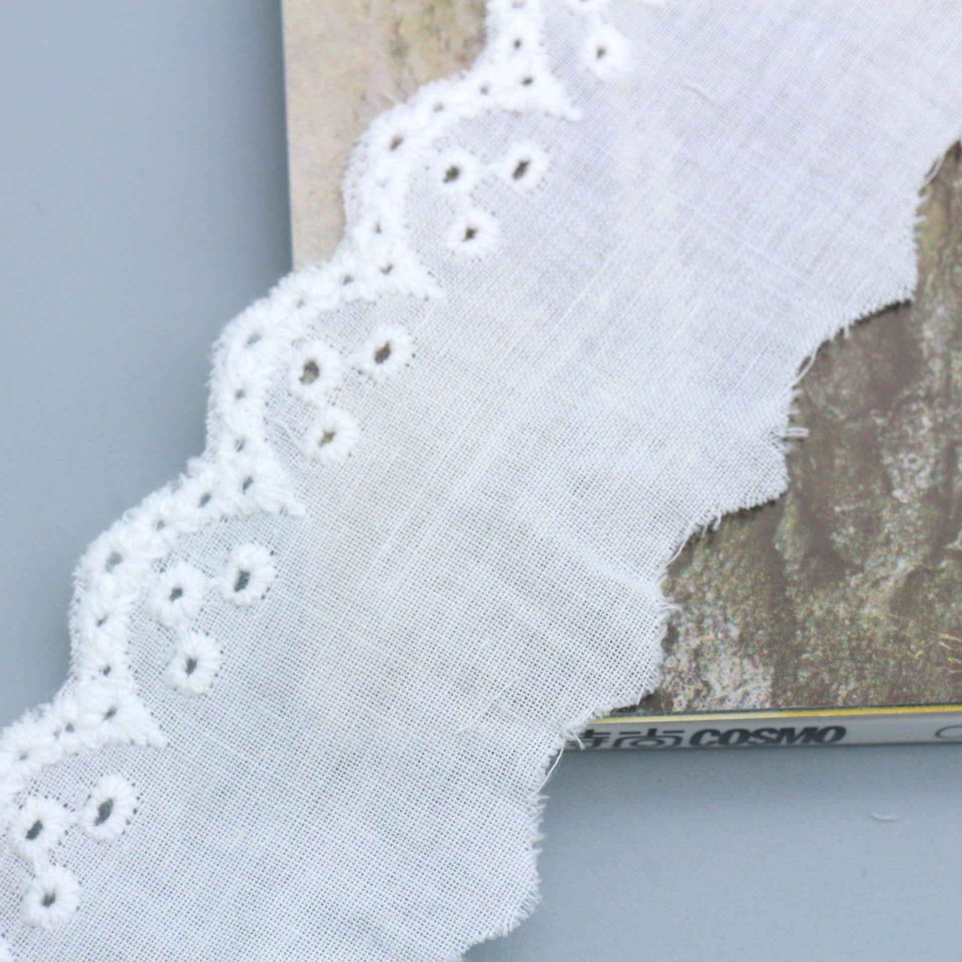 

9088 Combed Cotton Cloth Barcode Trendy Brand Women S Clothing Children S Clothing Sofa Tablecloth Embroidery Lace Accessories LFY539