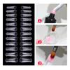 Fake Nails Extension Gel Dual Nail Form Coffin Nails Full Cover 120Pcs