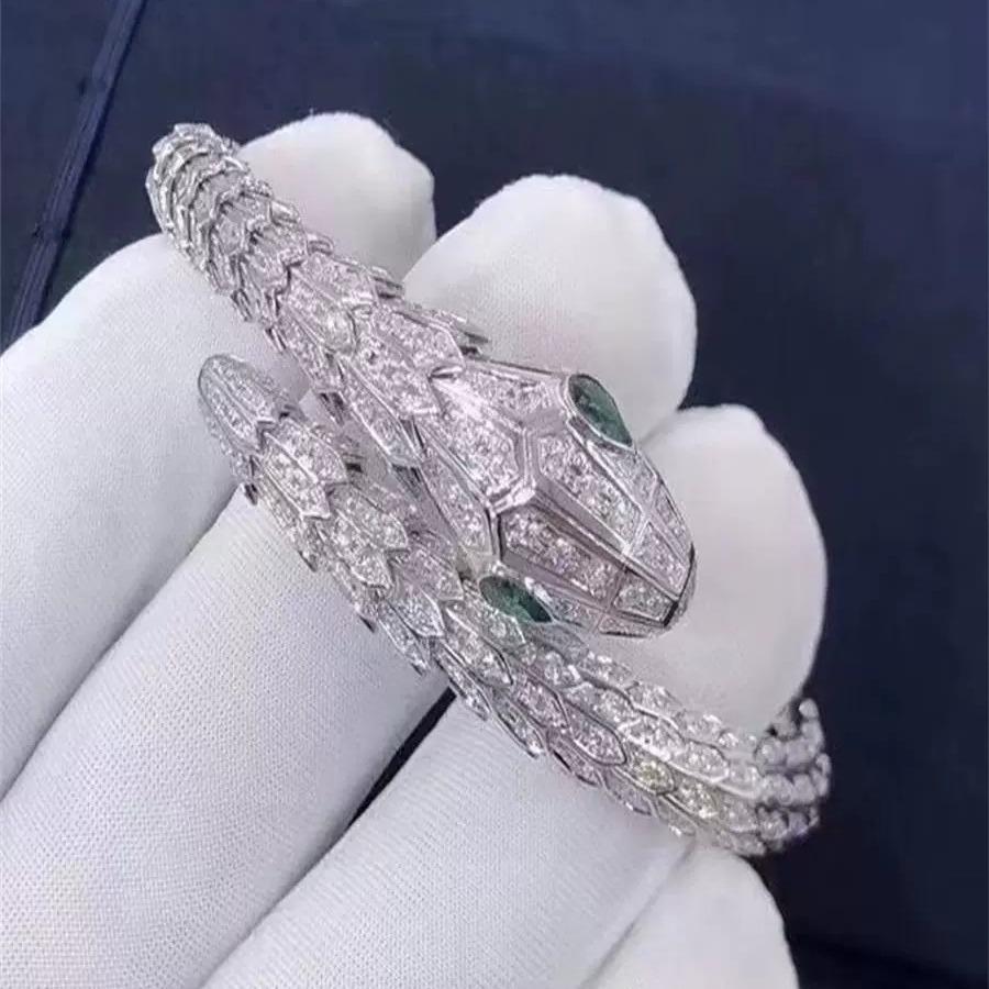 Spirit Snake Shaped Bracelet for Girls with a High-end Feel, Snake Bone Bracelet with an Open Mouth