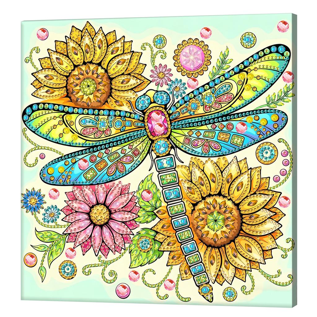 Special Shaped 5D DIY Partial Drill Diamond Art Kit for Adults DIY Gift Home Decor Diamonds Dots Gem Art Kits With Frame 25x25cm