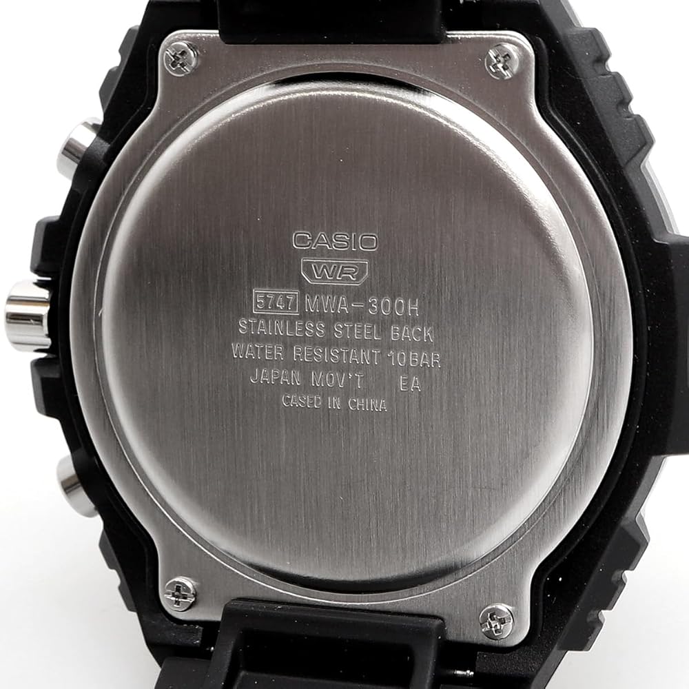 Casio Standard Men's Quartz Watch 1/10 Second Chronograph Blue MWA-300H-2AV