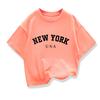 Summer Baby Boy Clothes Kid Girls Casual Tops New York Printed T-shirts Children Fashion O-Neck Short Sleeve Top