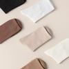 1/5 Pairs Cotton Socks Women Seamless Soft Crew Socks Medium Tube Long Loose Casual Solid Color Anti-Pilling Breathable