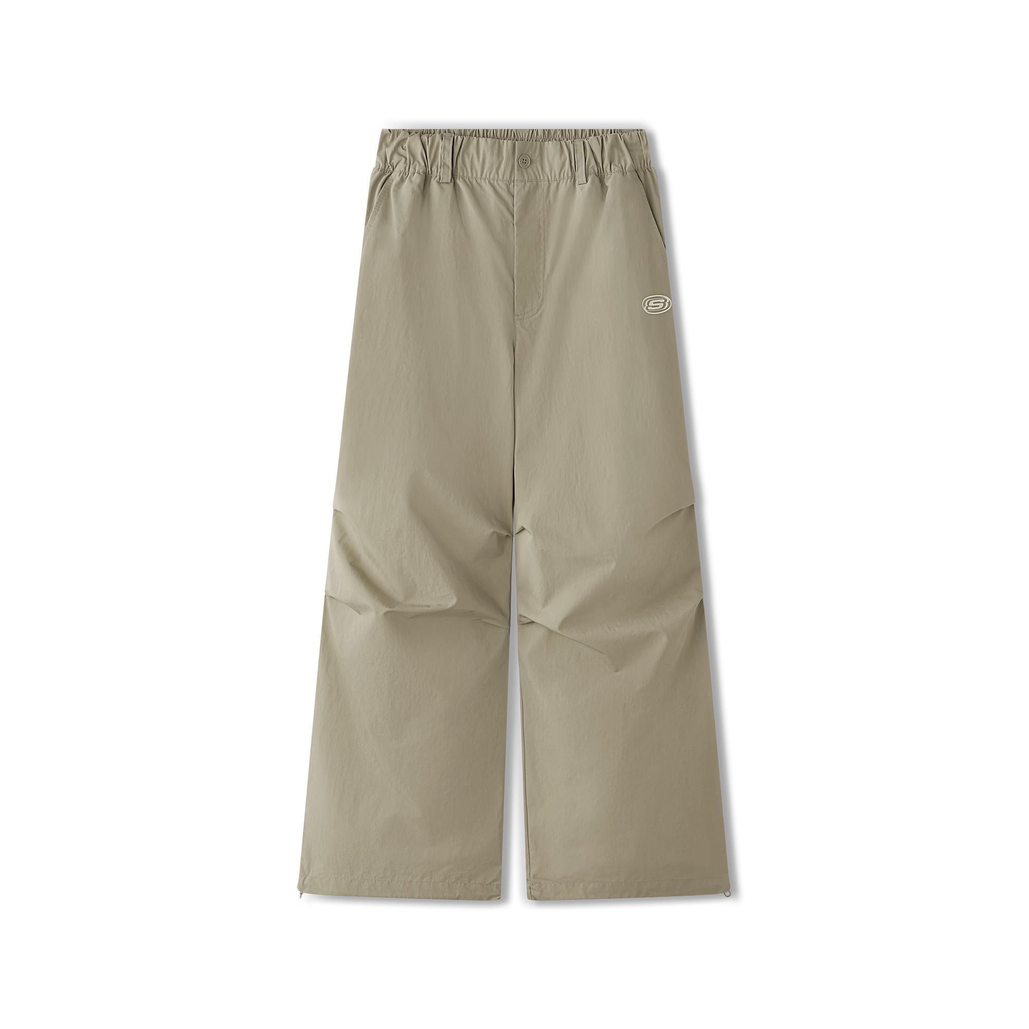 Skechers Casual Loose Comfortable Soft Work Sports Pants Women bottoms Rock-Beige L225W112-00V8 XL