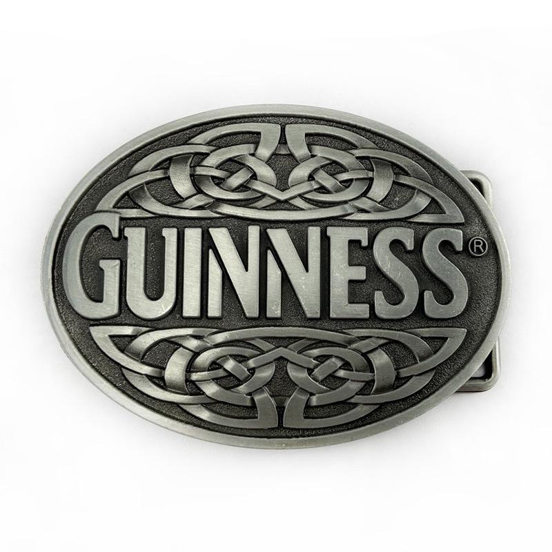Celtic Knot Oval Leather Belt Buckle - Fashionable and Unique Design