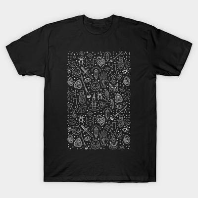 Asian Size Cotton Unisex Tshirt Print T-shirt Halloween Party I T-shirt No-Cut Print Regular Fit