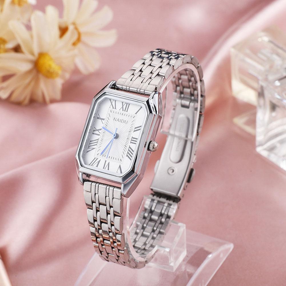 Women's Stainless Steel Band Fashion Quartz Watch For Christmas Birthday Gifts