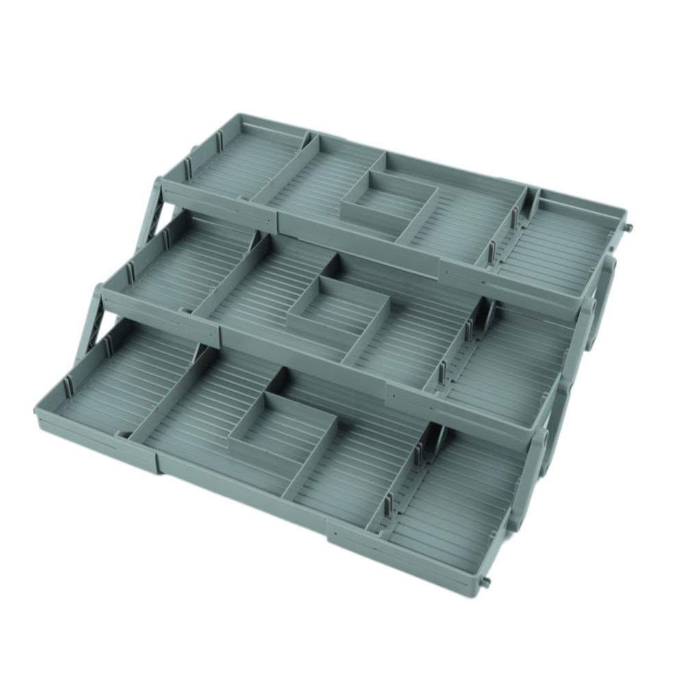 

Многоуровневый умный органайзер для ящиков, 2/3 яруса, настольный органайзер для косметики, украшений 3 Layer