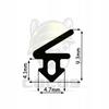 Seal for PVC windows S-1125 PANORAMA BLACK 1m