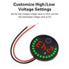 3S-14S DC 7-55V lithium battery Volt Indicator with Power-off Memory Function,Acid Battery Capacity Level Tester Meter Universal