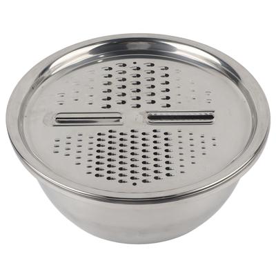 Kitchen Grater Set Bowl MultiFunction Stainless Steel Drain Basin Set Rice Washing Strainer