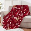 Christmas Creative Throw Blanket Flannel Print Blanket Super Soft Cozy Sofa Nap Blanket Home Blanket Perfect Home Gift For Her