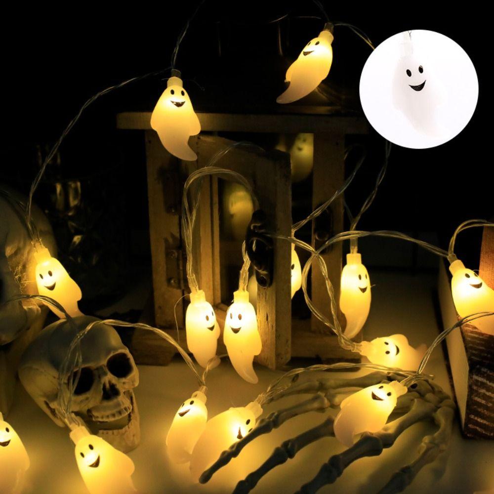 Pumpkin Halloween Decorations for Home 1.5m 10Led Halloween Light String  Hanging Lamps