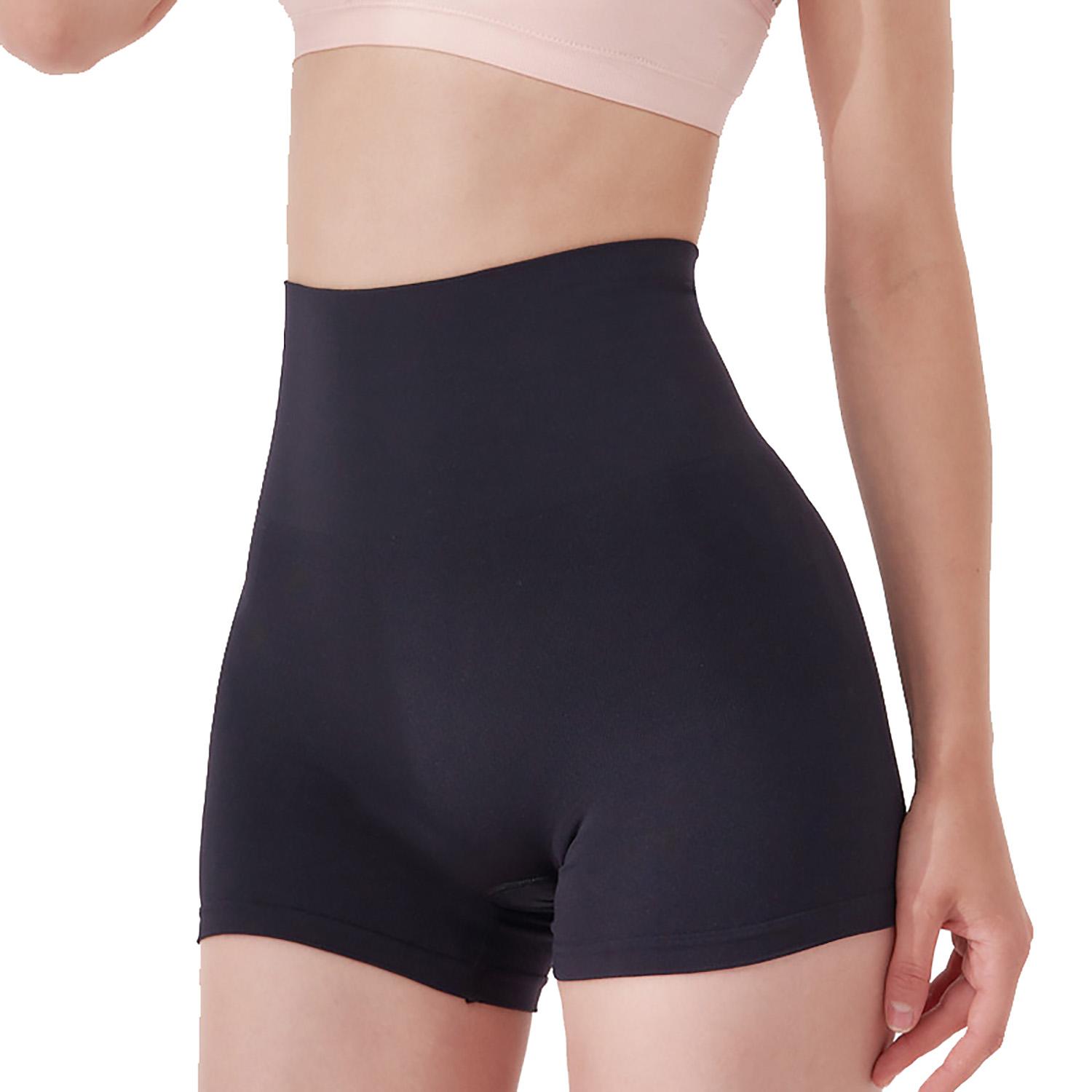 Корректирующее белье Tummy Control с высокой талией Корректирующие шорты Трусики-трусы для ягодиц Корректирующее белье Шорты бесшовные Трусики-шорты S чёрный