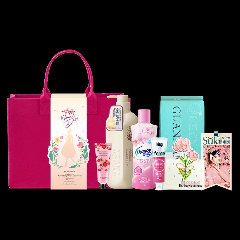 ASAKA Lily Body Wash 6-Piece Portable Gift Set