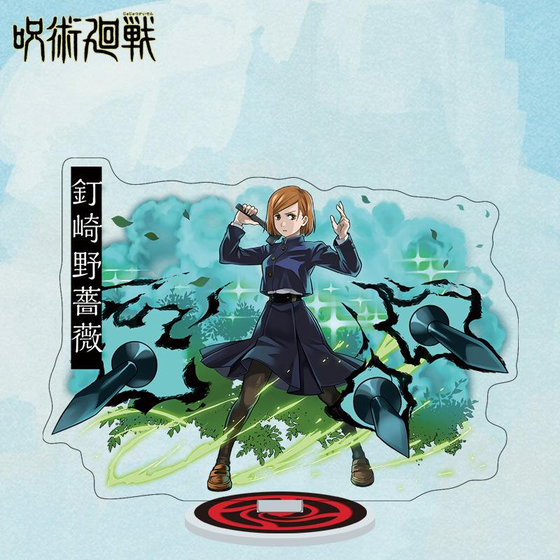 Cartoon Anime Jujutsu Kaisen Figures Acrylic Stand Manga Gojo Satoru Figurines Garage Kits GK Ornaments Decoration Plaything