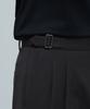 Musinsa Standard Side Adjust Two-Tuck Wide Slacks [Dark Gray]