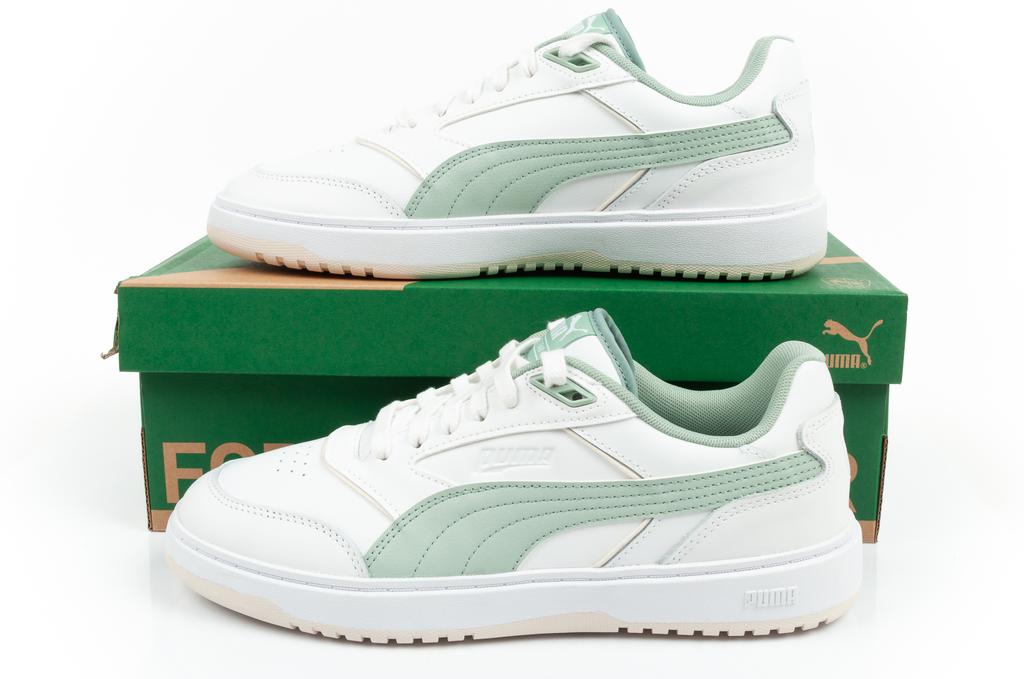 Puma Doublecourt White/Green Fog [393284 06] size 42