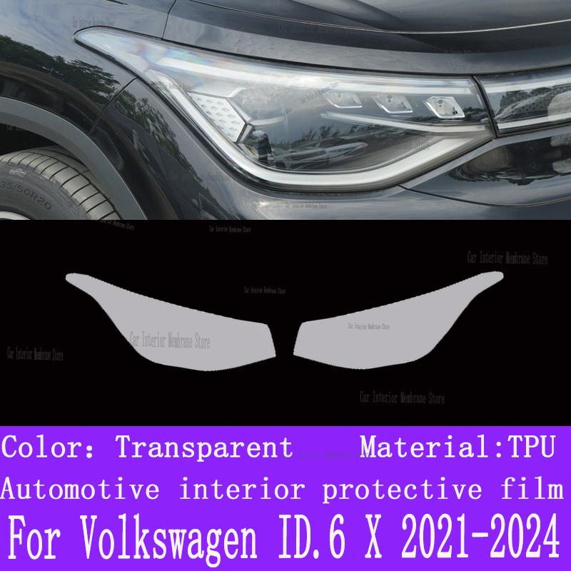 For Volkswagen ID.6 X -2024 Car Gearbox Panel Film Dashboard Protective Sticker Interior Screen Anti-Scratch Accessories