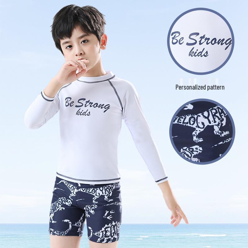 Kids' Quick-Dry Boys' Split Swimsuit Set: XS-L Summer Swim Trunks
