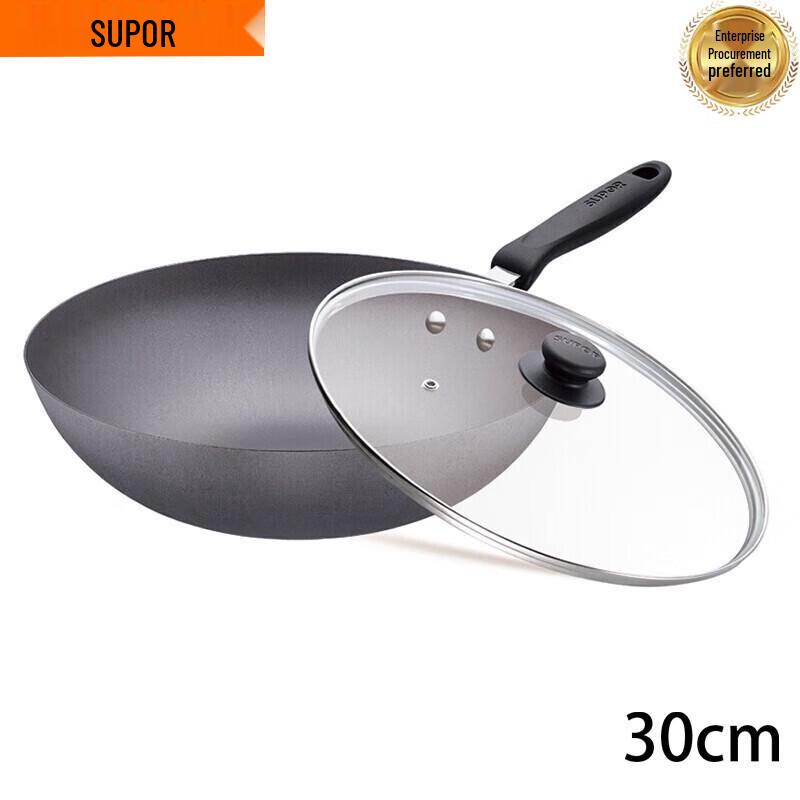 SUPOR 30cm Cast Iron Wok 30cm