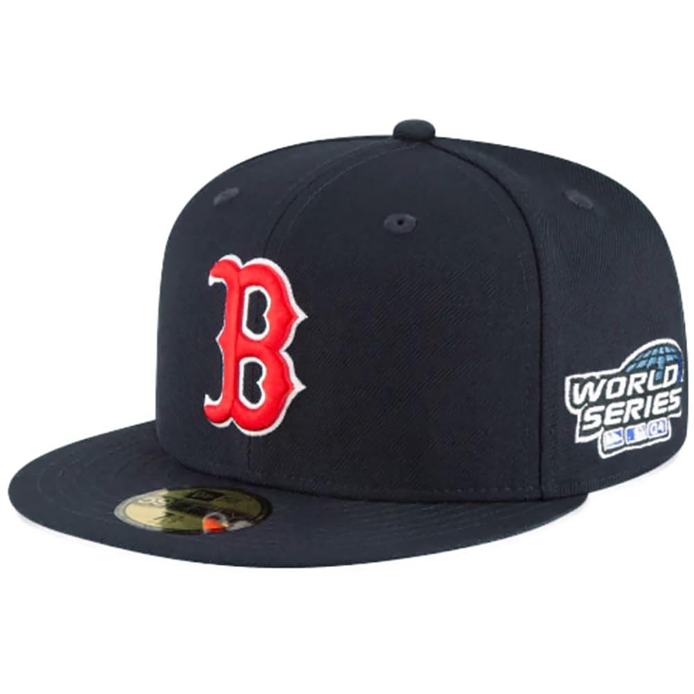 

[New Era] 59FIFTY Boston Red Sox [Кепка, надеваемая в игре Мировой серии MLB 2004] BOSTON RED SOX 5950 Мировая серия (7-38 (приблизительно. 58,7 см)) [Использовал]
