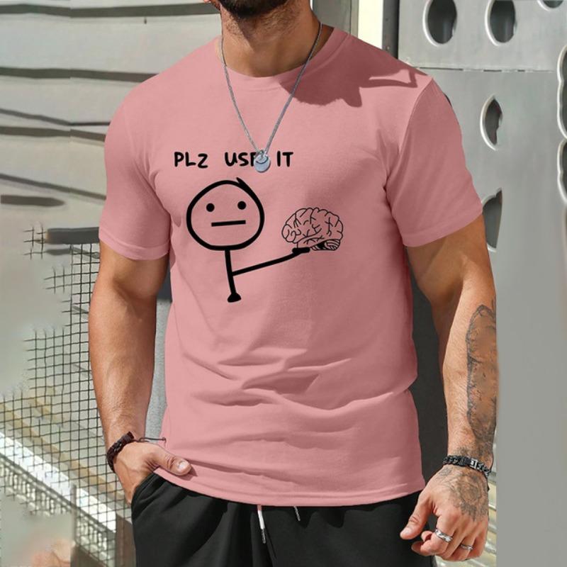 2024 New Funny 3D Print Men's T-Shirt Outdoor Daily Casual T-Shirts Clothing Oversized Soft Fitness Muscle Short Sleeve Tops Men