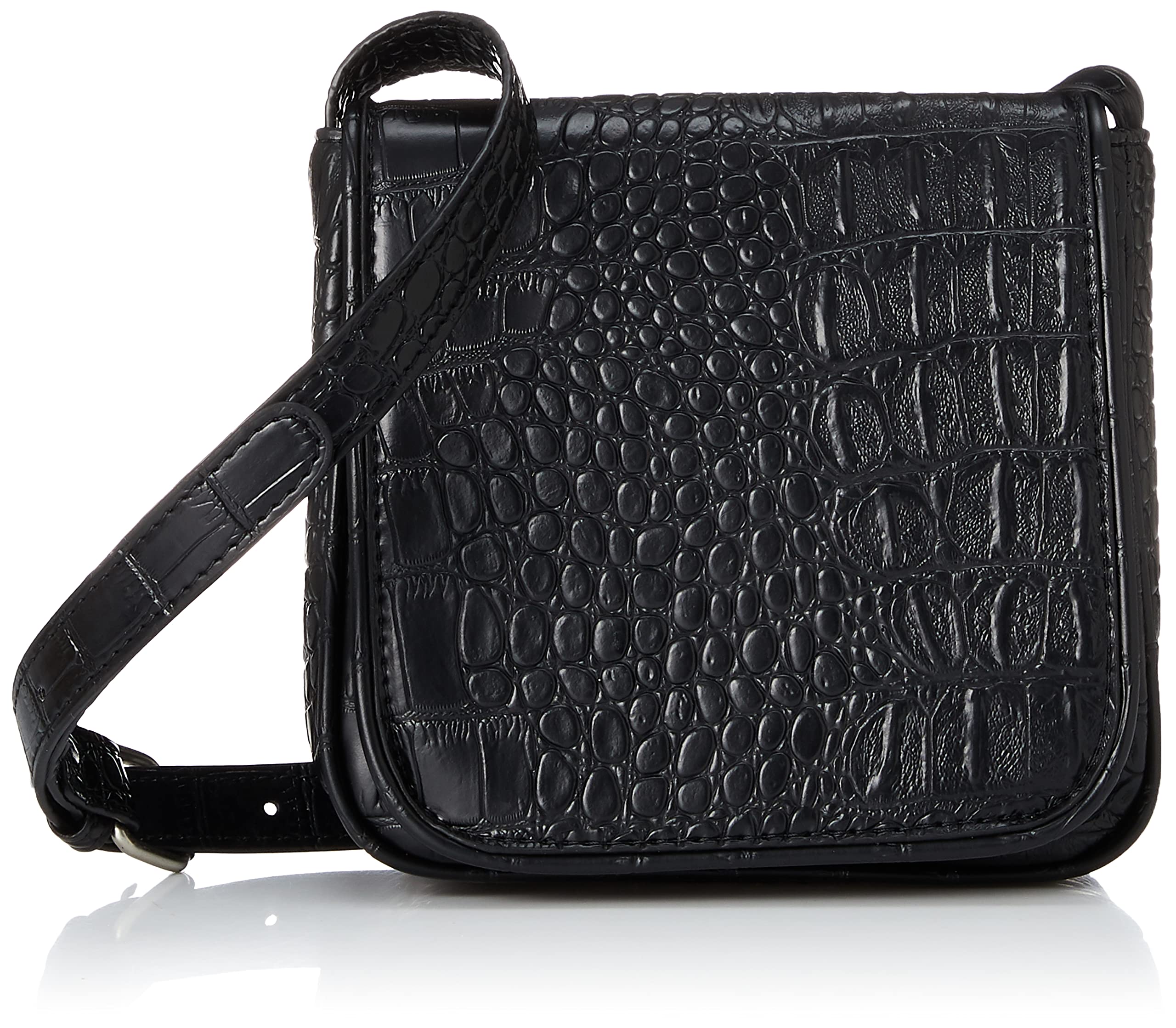 

[Rename] Leather Touch Cover Flap Mini Shoulder Bag