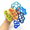 Finger Resistance Band Trainer: Silicone Hand Exercise Band for Finger Fitness