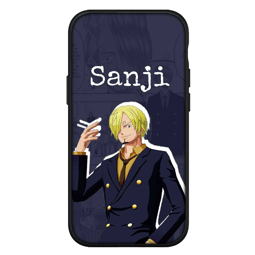 

для iPhone 16 15 X XR Samsung Galaxy S24 S23 Plus Xiaomi Redmi Note 13 12 11 Pro Max 9 10 14 OPPO Huawei Cover One Luffy Sanji Piece Anime Phone Case for Samsung Galaxy S24 FE болюс