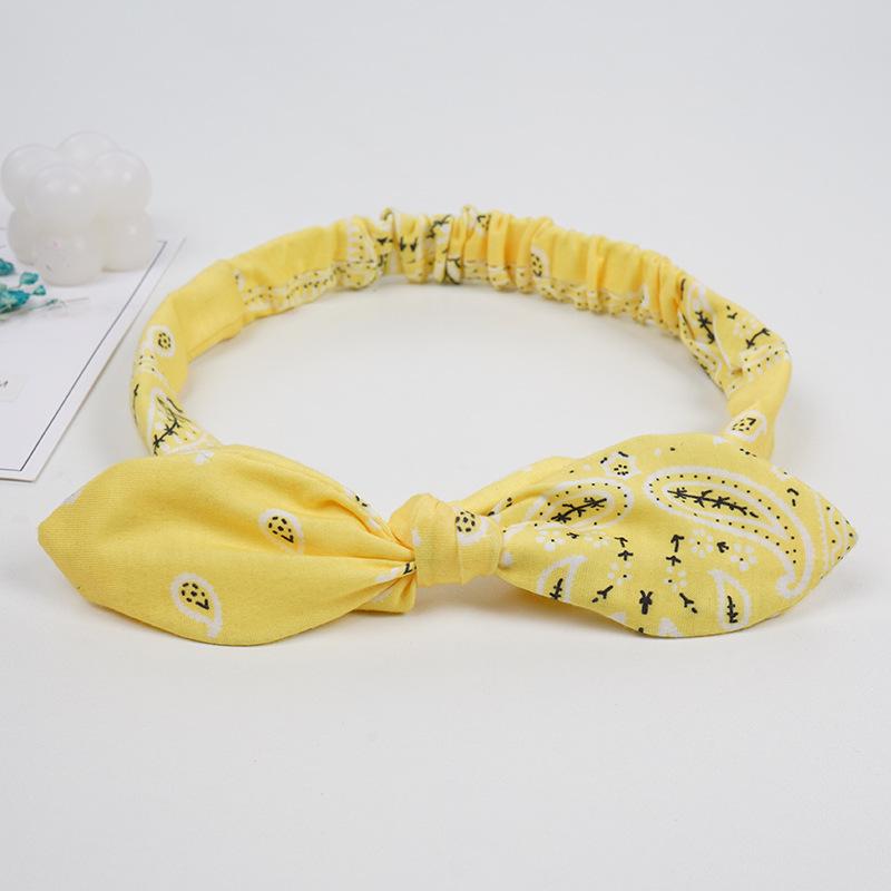 Fresh & Sweet Bunny Ear Knotted Elastic Headband - Hair Accessories