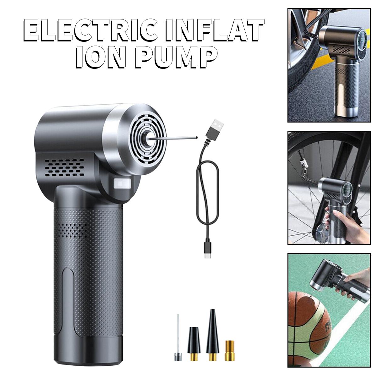 

PDTO автомобильный насос для накачивания шин, беспроводной цифровой USB-перезаряжаемый воздушный компрессор для шин