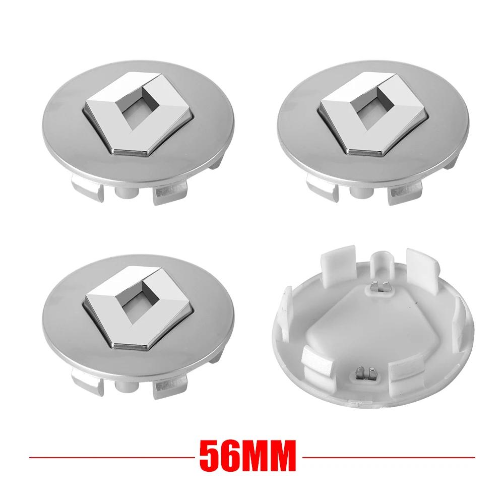 Hub Caps For Renault Megane 2 3 4 Twingo Clio Talisman Captur Sandero Duste 4Pcs 56mm 60mm Car Wheel Rims Center Cover Hub Cap