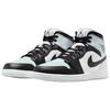 Jordan Air Jordan 1 Support Lightweight Mid top Vintage Basketball Shoes Men's Black White Blue DQ8426-002