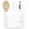 Iced Out Full Diamond Watch for Men Women Luxury Bling Rhinestone Quartz Watch with Date Luminous Hands Waterproof Analog Wrist Watch