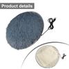 40cm Pet Cat Dog Bed Body Winter Warmer Carpet Pet Plush Electric Blanket Heated Seat Animals Bed Heater Mat Heating Pad