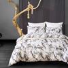 Printed Three-Piece Bedding Set: Quilt Cover and Bed Sheet