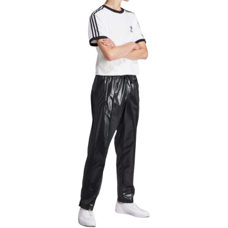 Adidas Originals Leather Pants Men's Black Moderate IL6168