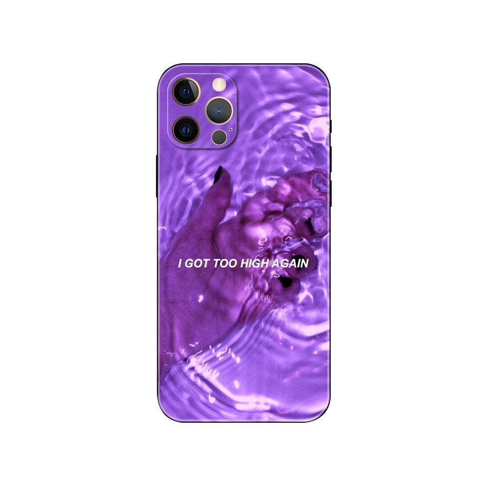 Purple Picture Phone Case For iPhone Samsung Galaxy Redmi Xiaomi Oppo OnePlus Note S A 7 8 9 10 11 12 13 14 20 21 22 23 53 54 Pro Max Plus Ultra