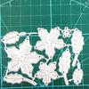 Floral Leaves Cutting Dies Embossing Die Cuts Template for Kid Gift Card Making DIY Paper Craft Scrapbooking Photo Album