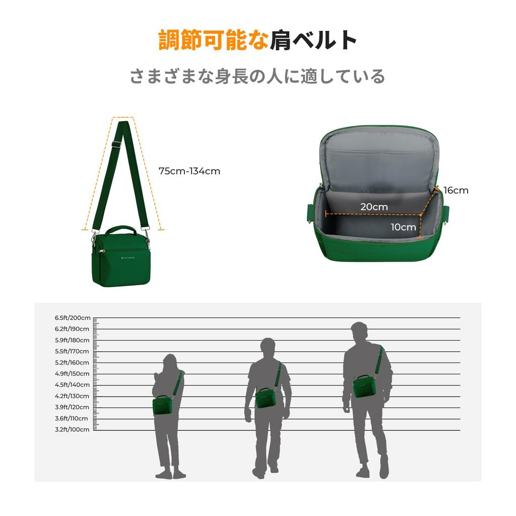 Concept Camera Shoulder Stylish DSLR Camera with Camera Camera Item Storage Photography Compact Goorin K&F Bag, Bag, Bag, 5L, Dividers,