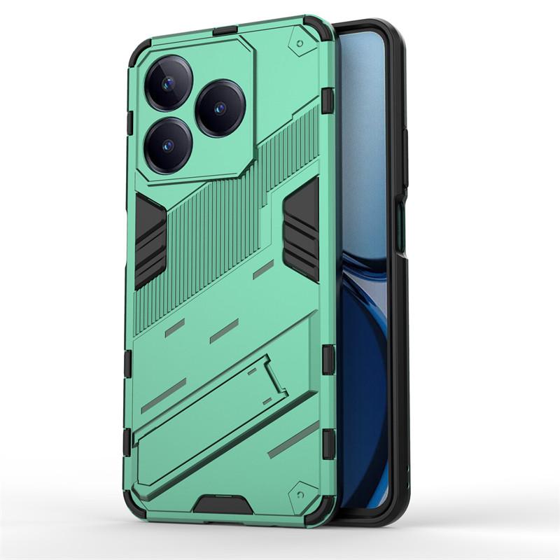 For Realme C63 4G Case Realme C63 4G Cover Funda Armor PC Holder Shockproof TPU Protective Phone Back Cover For Realme C63 4G
