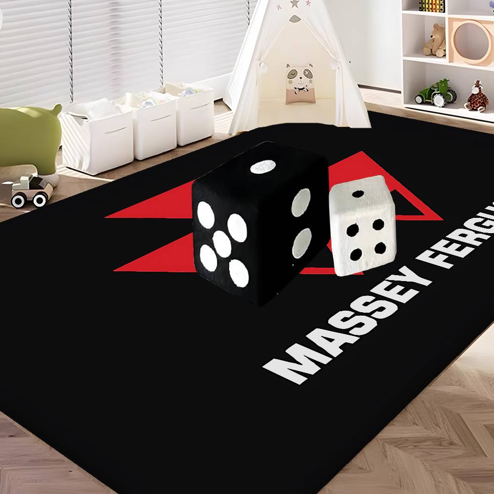 

M-Massey F-Ferguson Room Mats Retro Multiple Choice Living Room Kitchen Rug Non-Slip Welcome Rug 40x60cm