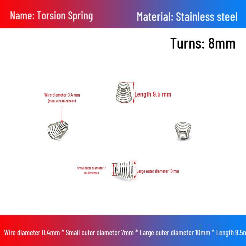 Stainless Steel Pagoda-Shaped Trapezoidal Compression Spring for Battery