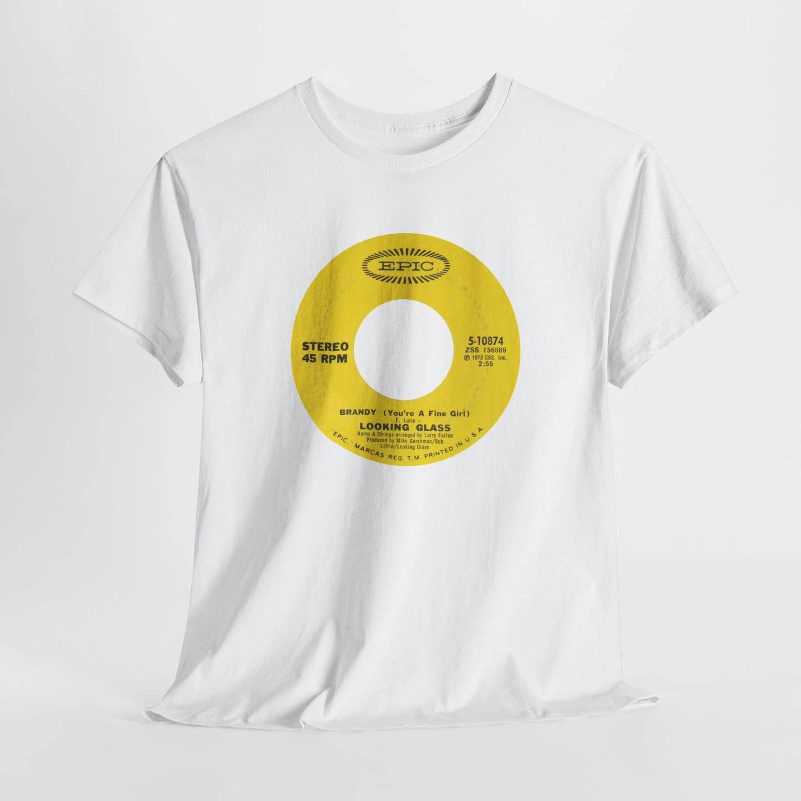 

Brandy (You re a Fine Girl) Retro Vinyl Record Tee, Music Lover Gift, Vintage XL