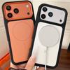 Dual-Color Magnetic Phone Case for iPhone 17 Pro Max Skin Feel, Compatible with iPhone 14/13/15/16.