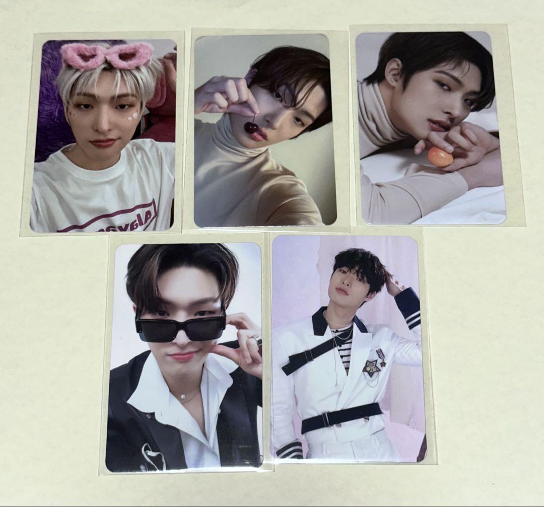 

[USED] ATEEZ Mingi Trading Card Set NACIFIC GOLDEN HOUR